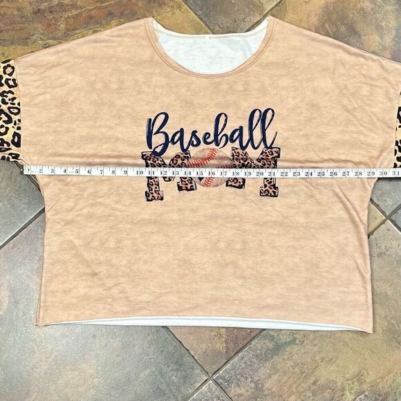 Baseball Mom Animal Print Sweatshirt 5XL - Picture 7 of 8